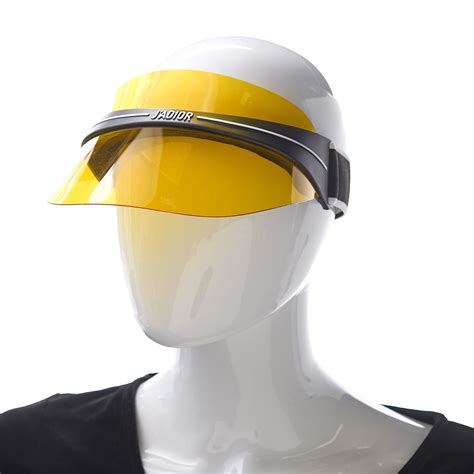 yellow dior visor|christian dior sun visor.